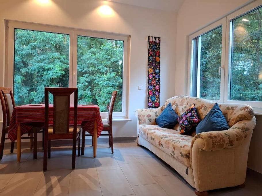 Ferienwohnung Haus Am Walde Müllrose Exterior foto