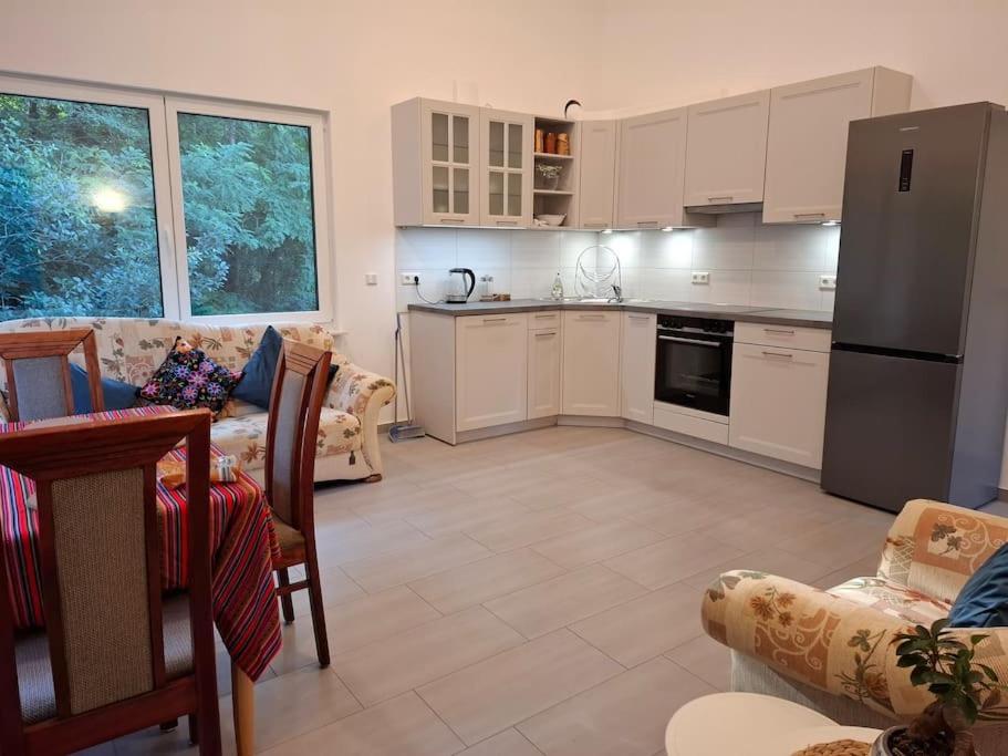 Ferienwohnung Haus Am Walde Müllrose Exterior foto